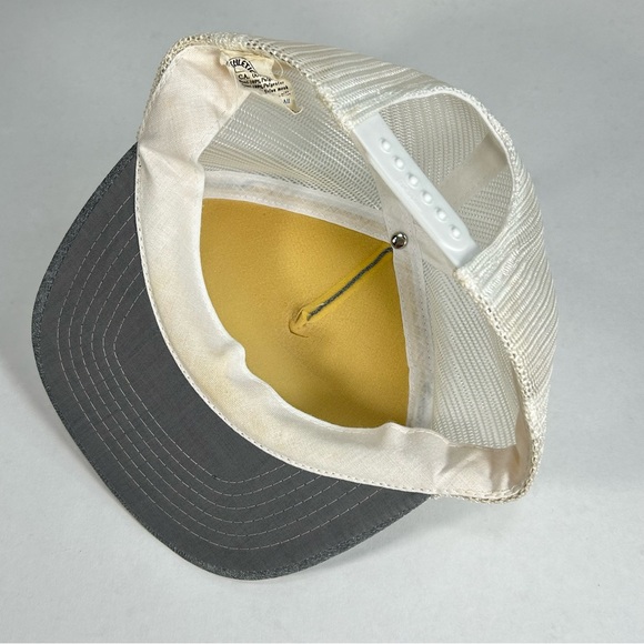 Vintage Angus Beef Farming Patch SnapBack Trucker Hat Cap Grey/ White One Size - Picture 8 of 11